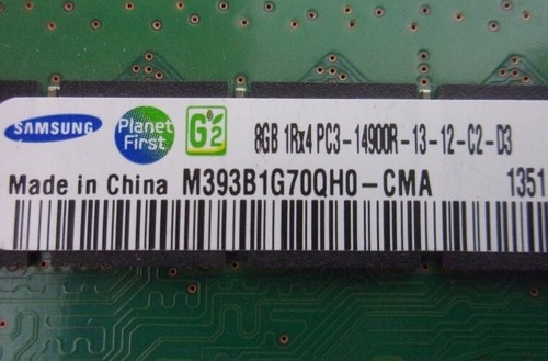 Samsung M393B1G70QH0-CMA Server Memory 8GB DDR3 SDRAM - Picture 2 of 2