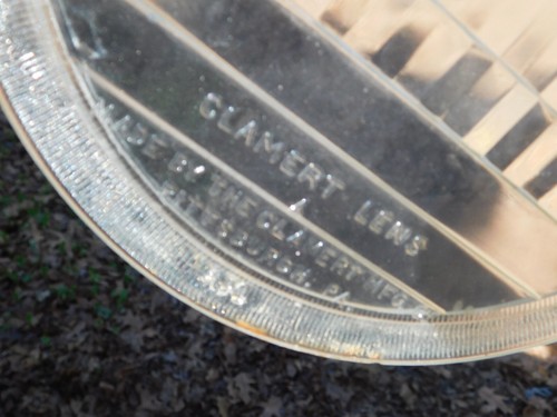 8.25" Clamert Depress Beam Headlight Glass Lens 8 1/4" Antique Auto Headlight - Picture 2 of 5
