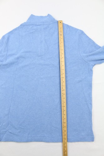 Polo Ralph Lauren Mens 1/4 Zip Pullover Sweater Knit Embroidered Blue Red Sz XL - Picture 11 of 11