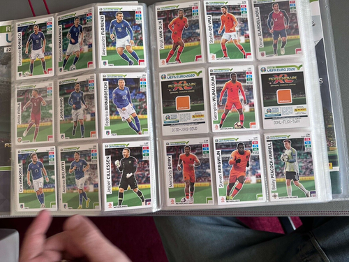 2019 Panini Adrenalyn XL Road To Euro 2020 Binder With 182 Cards - No Dupes - Picture 9 of 15