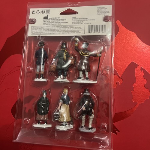 Lemax Village People Figurines, Set Of 6 92356 Brand New Unopened - Picture 2 of 2