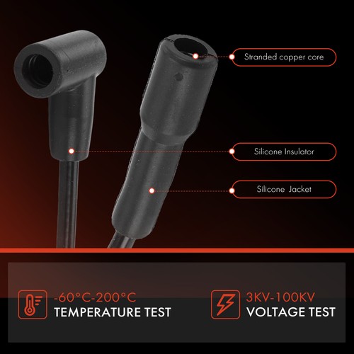 9x Spark Plug Wire Sets for International Harvester 1010 1110 1000D 1100D MA1200 - Picture 4 of 9