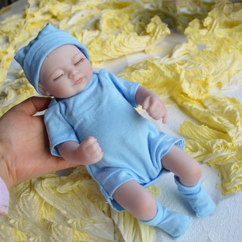 11" Realistic Reborn Baby Dolls Lifelike Newborn Vinyl Silicone Baby Doll 11" Realistic Reborn Baby Dolls Lifelike Newborn Vinyl Silicone Baby Doll