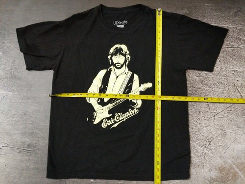 Eric Clapton Rock and Blues Guitar God Fender playing T-Shirt large UD Gate - Picture 8 of 8
