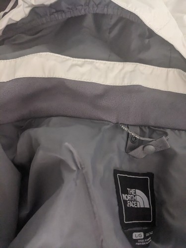 North Face Jacket Coat Hooded Ski Kira Triclimate Girls Mossbud Purple Sz L - Picture 9 of 11