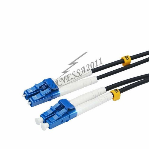 Lc-Lc UPC Sm 9/125 Blindé Fibre Câble Duplex Optique Brassage Cordon 60M - Photo 6/7