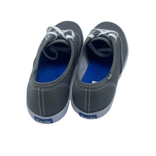 Keds Youth 5.5 Grey Flats Lace Up Sneakers New Without Box - Picture 6 of 7