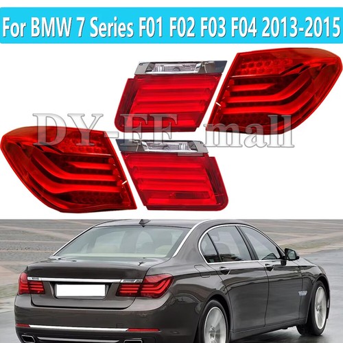 Paar Set Rücklicht für BMW 7er F01 F02 2007-2012 LED Rücklicht Rückbremsleuchte - Picture 2 of 19