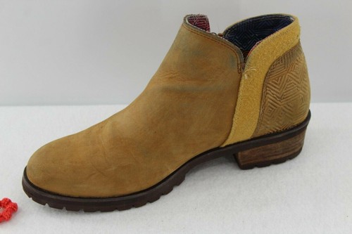 The North Face Bridgeton Damen braun/hellbraun Leder Reißverschluss Stiefeletten Größe 10 - Bild 3 von 10