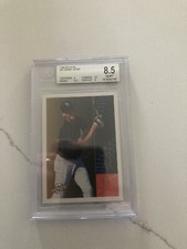 DEREK JETER NEW YORK YANKEES 1994-95 EXCEL ROOKIE CARD BECKETT GRADED 8.5
