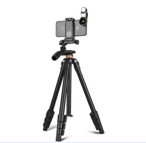 Q160A Lightweight Aluminum Alloy Travel Tripod With Pan Head For DSLR Camera - Picture 3 of 7