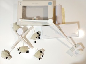 Pottery Barn Kids Lamb Musical Crib Mobile Wooden Arm Included Ebay