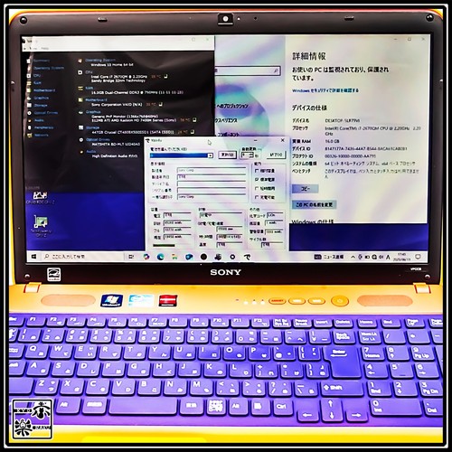SONY VAIO VPCEH38FJ i7-2670QM 16 pulgadas 16 GB SSD 480 GB Windows 10 Hogar Japonés - Imagen 9 de 23