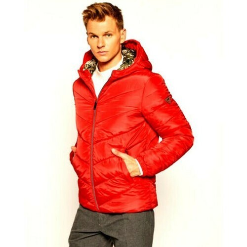 GUESS Jacket Mens Quilted Jacket Hooded Jacket M0YL45WD2T0 - Picture 2 of 15