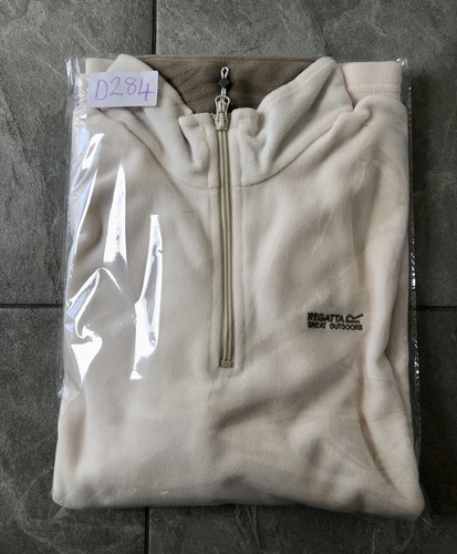 Regatta Great Outdoors 1/4 Zip Womens UK 14 Cream Gym Activewear Sports Pullover - Picture 16 of 16