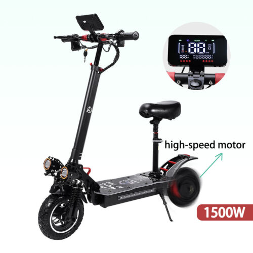 900-2000W 48V 15A Portable Electric Scooter Adult Foldable Travel E-Bike Seat AU - Picture 25 of 28