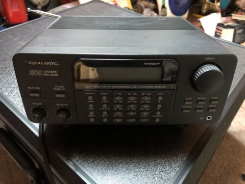 Receptor escáner de radio Realistic PRO 2035 igual que PRO 2042 1000 canales