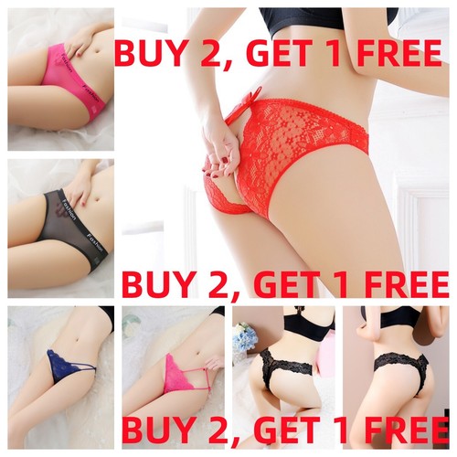 Sexy Damen-Spitzenhöschen Slips Unterwäsche Dessous Schlüpfer Tangas G-String US - Bild 1 von 48