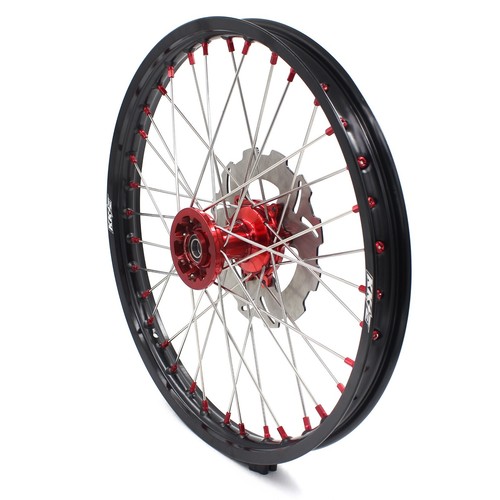 KKE 21/18" Cast Wheels Rims Fit Honda CRF250RX CRF450RX/X CRF450L 450RL Red Nuts - Picture 7 of 12