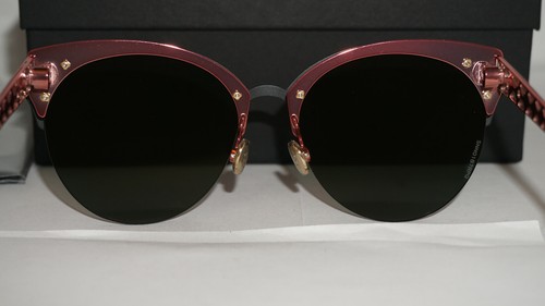 Christian Dior Sunglasses New DIORAMACLUB EYM Matte Black Gray Gold 55 18 150 - Picture 12 of 12