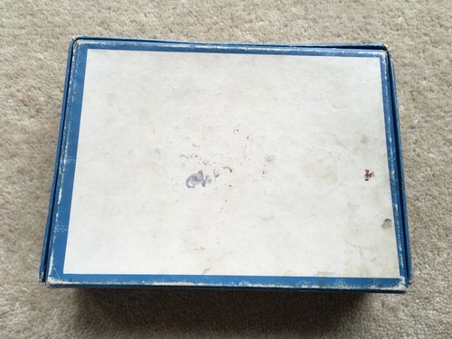 SELTEN C1930s VINTAGE DUNLOP BLAU BLITZ EINBAU 12 GRÖSSEN GOLFBALL BOX - Bild 10 von 12
