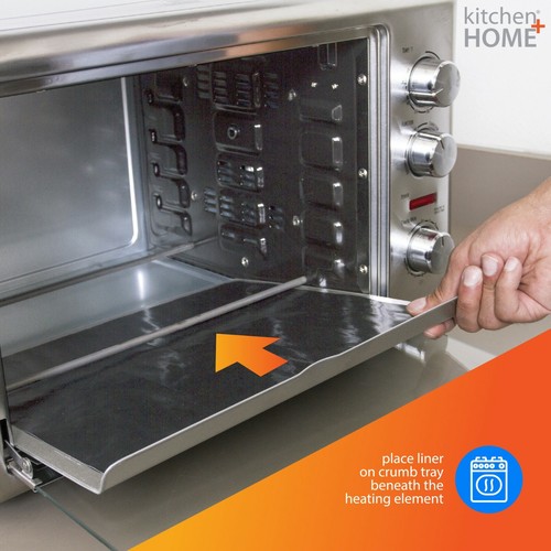 Toaster Oven Liner - Nonstick Heavy Duty Teflon Reusable BPA Free Baking Mat - Picture 5 of 7