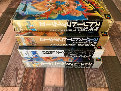 Nintendo SFC SNES Street Fighter 2 Turbo Super Zero 2 Lot 4 w/Box Instructions - Picture 23 of 24