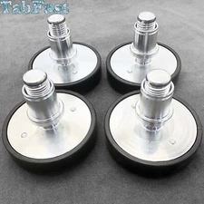 4 × 35mm Car Lift Rubber tray Heightening Feet Plus High Leg Pads Shaft Diameter