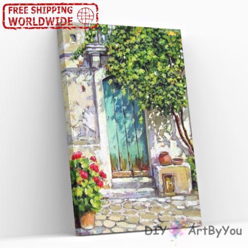 Paint By Numbers Kit Boat Seascape Abstract Home Adult Framed Decor Painting Art - Picture 11 of 19