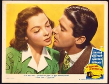 IT HAPPENED IN BROOKLYN Original Movie Lobby Card Poster 1947 Kathryn Grayson NY