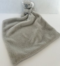 Kellytoy Koala Lovey Gray Plush Holding Blanket Baby Soft Cuddle Security Lovie