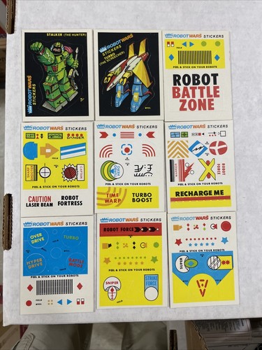 1985 Fleer Robot Wars Lot 29/33 + 44 - Picture 3 of 6