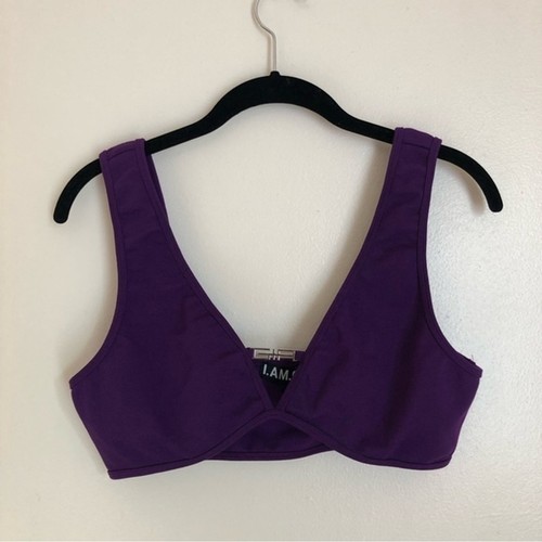 I.AM.GIA lila Lu­cid BH Top & ausgestellte Cutout Hose Set Euphoria Maddy Gr. L - Bild 7 von 12