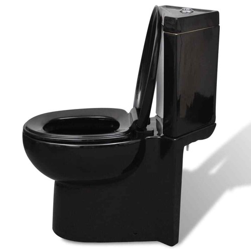 Toilette für Ecke Keramik Design Eck Wc Toilette Stand-Wc komplett set & Spülkas - Bild 11 von 19
