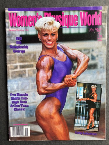 WOMEN'S PHYSIQUE WORLD MAGAZINE • Jan/Feb 1996 • Cathy Lefrancois •BODYBUILDING - Bild 1 von 2