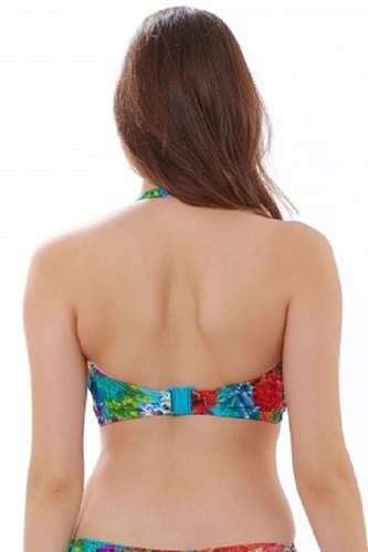 FREYA AS3929 UNDER SEA TWIST FRONT BANDEAU BIKINI TOP SIZE 30DDD - Picture 6 of 11