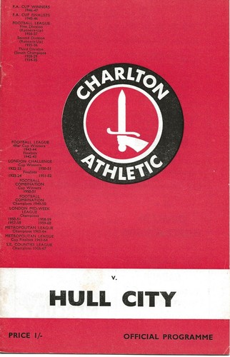 CHARLTON ATHLETIC HOME PROGRAMMES 1965 to 1969 ~ YOU CHOOSE ~ FREE POSTAGE - Bild 17 von 21