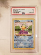 Squirtle 063/102 Base Set (Shadowless) - Excellent Condition!