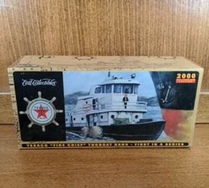2000 Millennium Edition Texaco Fire Chief Tugboat Bank- Ertl No. 19800 seal
