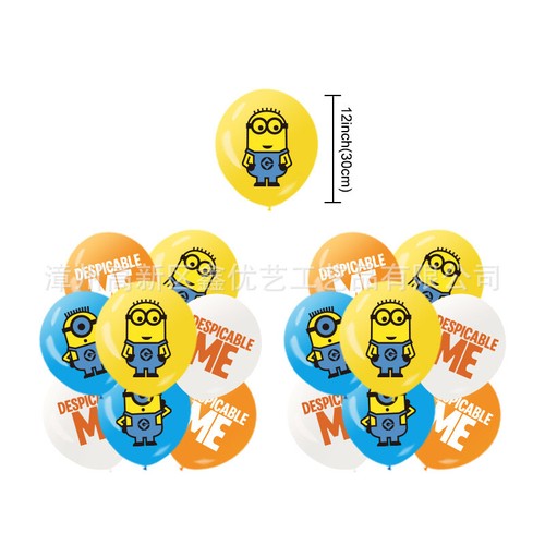 2024 Despicable Me Minions Party Balloon Decoration Kids Happy Birthday Banner - Picture 8 of 10