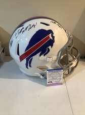BUFFALO BILLS- STEVE TASKER SIGNED AUTOGRAPH FULL SIZE SPEED HELMET PSA COA STAT BUFFALO BILLS- STEVE TASKER SIGNED AUTOGRAPH FULL SIZE SPEED HELMET PSA COA STAT