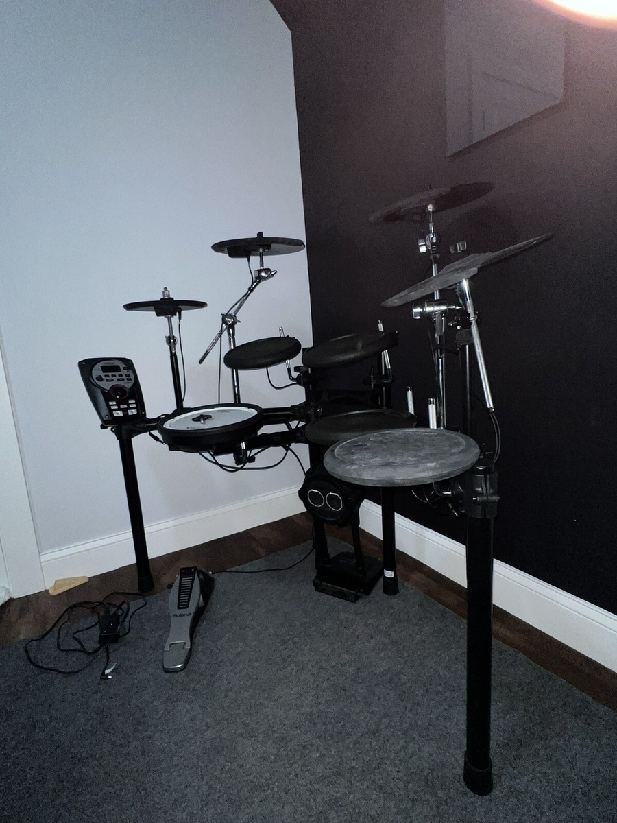 Roland TD-11K V-Drums with extra cymbal and tom pad. | eBay