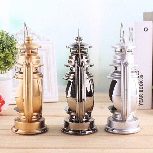 1Pc Retro Kerosene Light Alarm Clock Vintage Alarm Clock Table Clock For Home - Picture 4 of 12