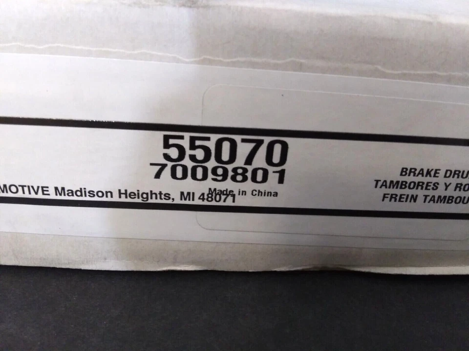 Juego de 2 rotores de freno delanteros 55070 para 02-07 Buick Rendezvous 01-05 Pontiac Aztek Foto 4 de 4
