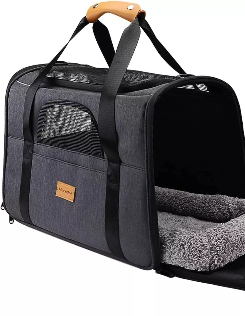 Morpilot Portable Fabric Multi Opening Kennel Pet Cat Dog Carrier