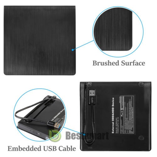 DVD CD RW Drive USB 3.0 External Burner Writer Rewriter for Apple Mac Macbook PC - Picture 31 of 45