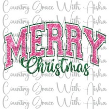 Sublimation Transfer Merry Christmas Ready To Press Heat Transfer