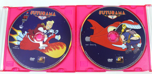 Futurama DVD Discs 1-4 Cartoon Series 1999, 2000 , Slim Jewel Cases Season 2 - Picture 2 of 5