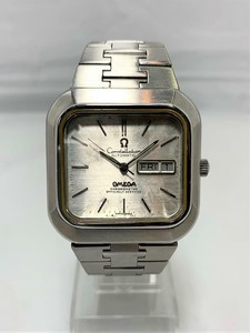 Omega-Constellation-Chronometer-Day-Date-St-Steel-Vintage-Automatic-Men-039-s-Watch