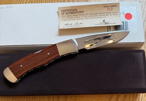 BUCK CLUB 531 KNIFE NEVER USED IN BOX N1 - Picture 4 of 7